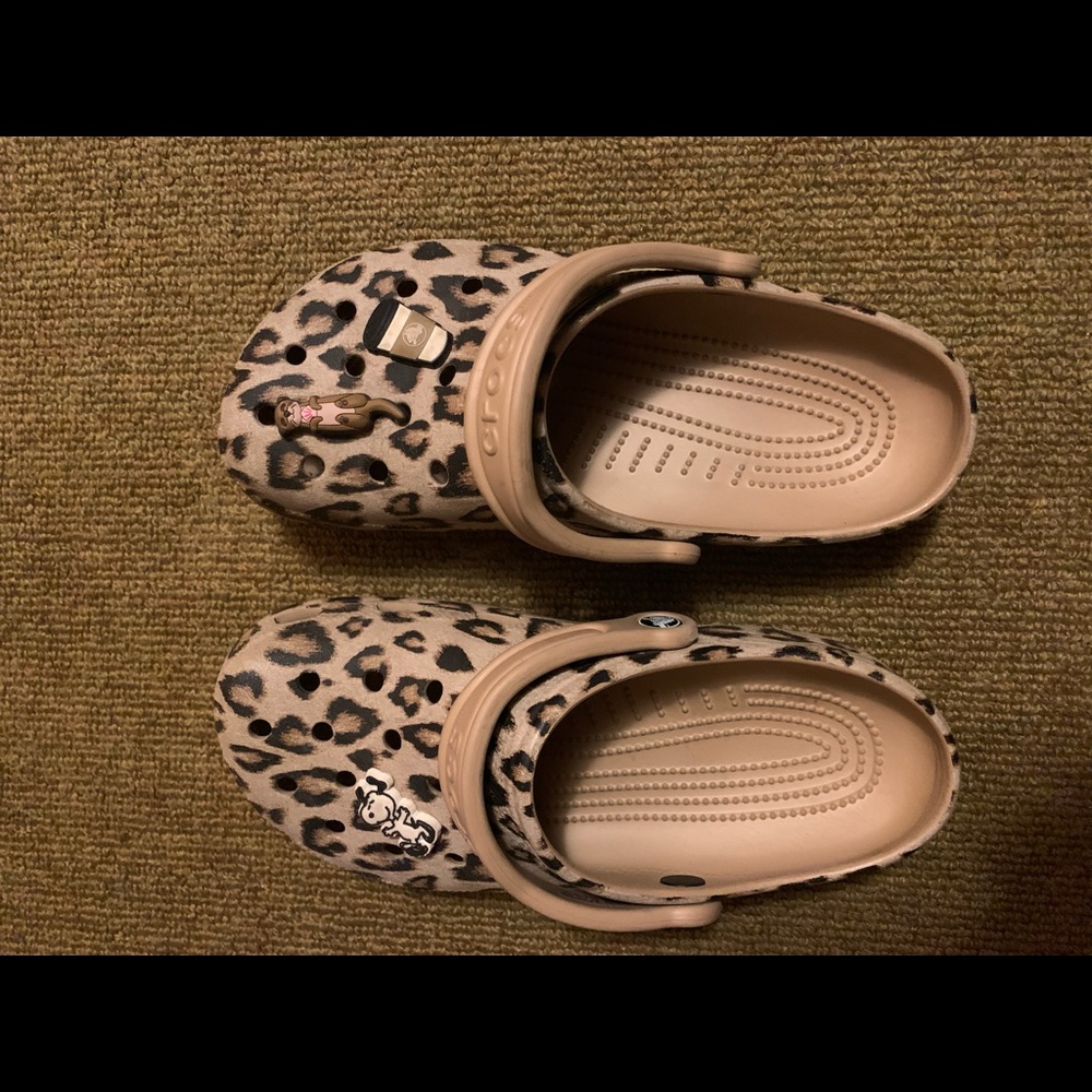 Cheetah Crocs